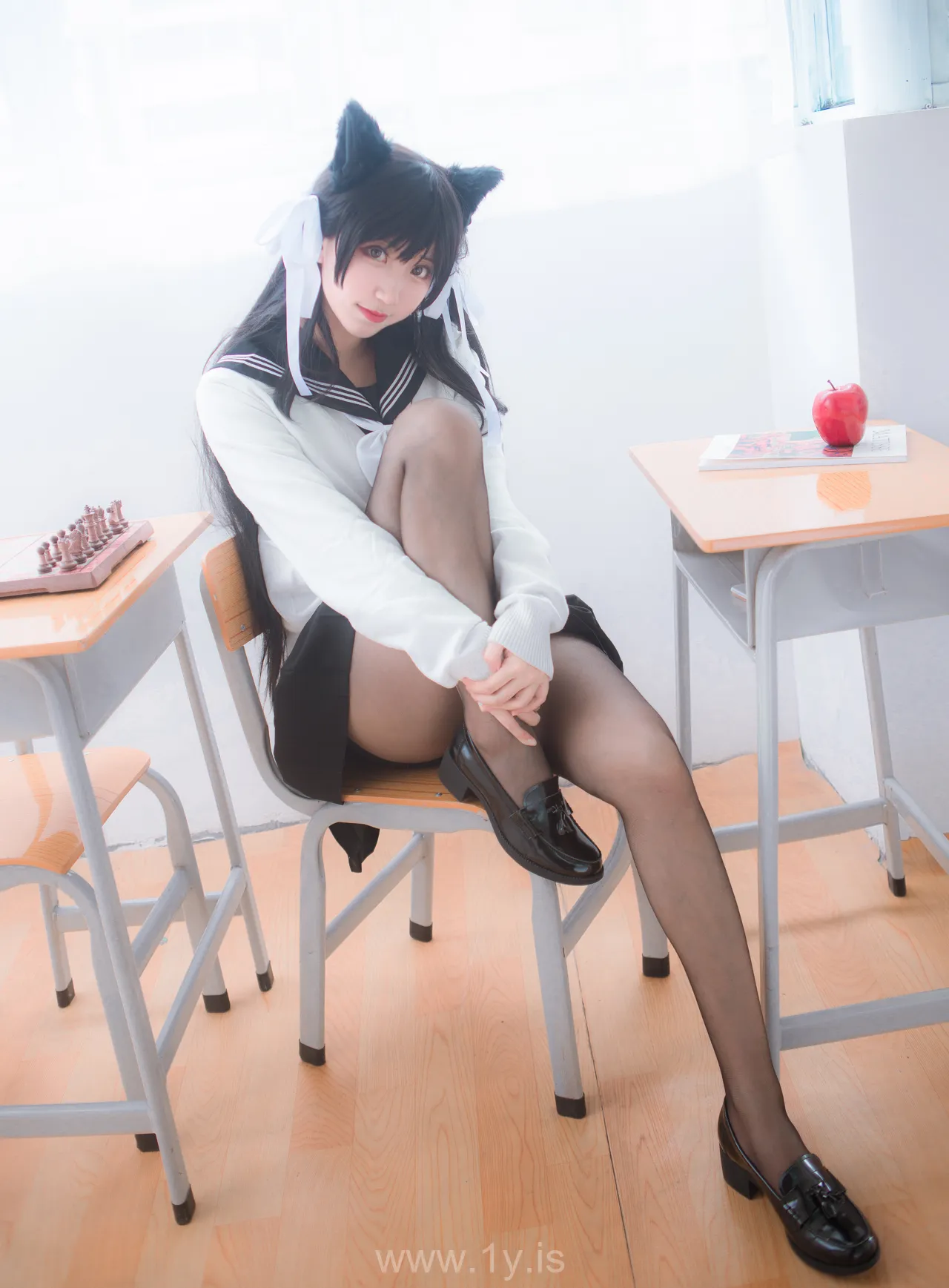 Coser@黑川 NO.005 Delightful Asian Teen 獒犬制服